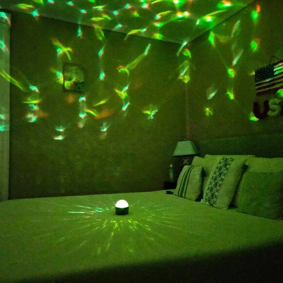 LED Disco Light Ball Multi Color Lights Up Show Battery Operated Party Light - Picture 7 of 11